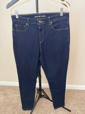 Michael Kors Navy Skinny Stretch Jeans